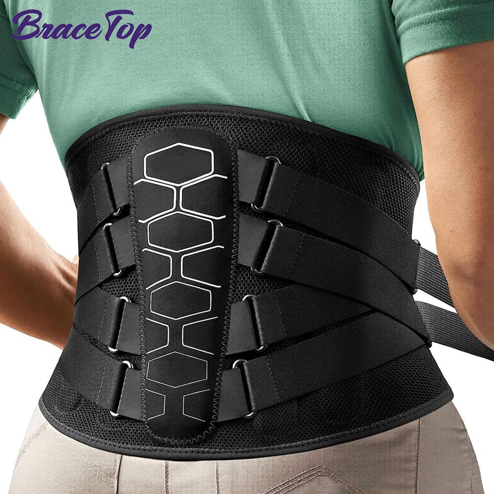 

Lower Back Brace For Pain Relief Flexible Lumbar Support Waist Belt For Lifting Work Scoliosis Relief S