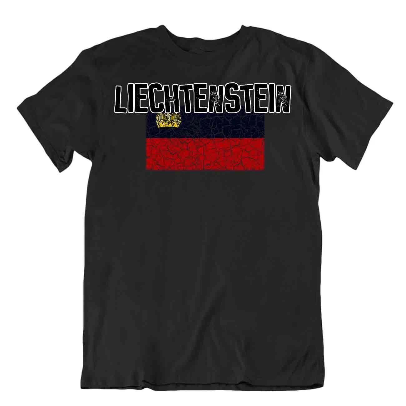 Flag T-Shirt Liechtenstein Fashion Country Souvenir Gift Tee Pride logo 4XL