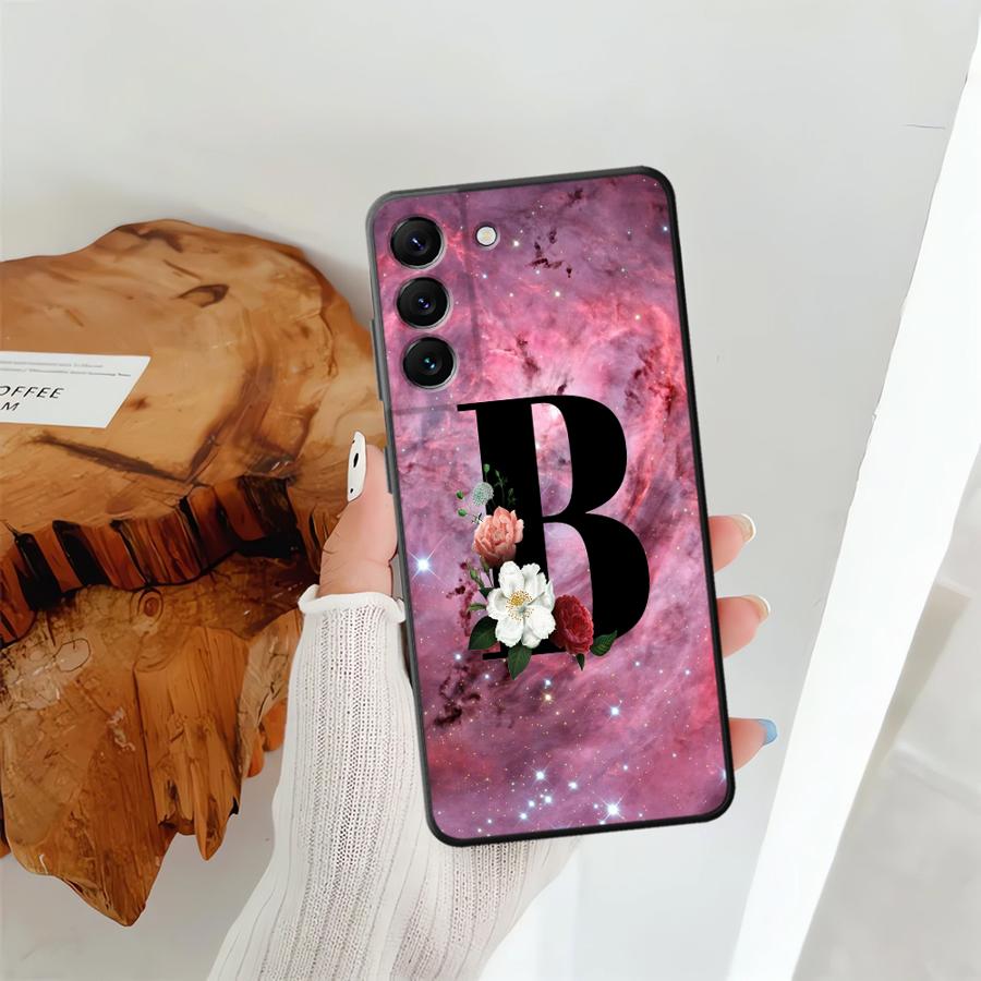 Personalized Letters Case for Samsung Galaxy A23 A73 A51 A55 A37 A06 A25 A16 A57 A15 A53 A17 A05 A52 A36 Phone Cover A12 A70 A13