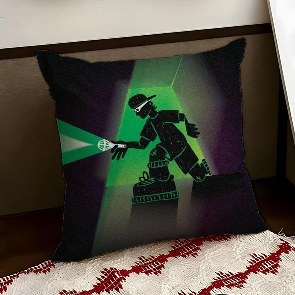 Singer FFeidS Luna Cushion Cover Reversible Soft Durable Pillow Cover Home Car MultiScene Use for Daily Comfort