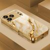 Gold Marble Swirl Pattern For iphone 17 case fashion phone cases Glass Phone Case for iPhone 17 16 15 14 13 12 11pm Pro Plus