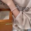 2023 Curved Tube Pearl Style Women's S925 Sterling Silver Bracelet - Simple Niche Summer Design