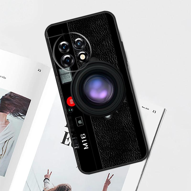 Vintage Camera Case For OnePlus Nord 5 CE 4 3 Lite N20 N30 OnePlus 15 13 12 11 8 9 10 Pro 12R 13T 13R Cover