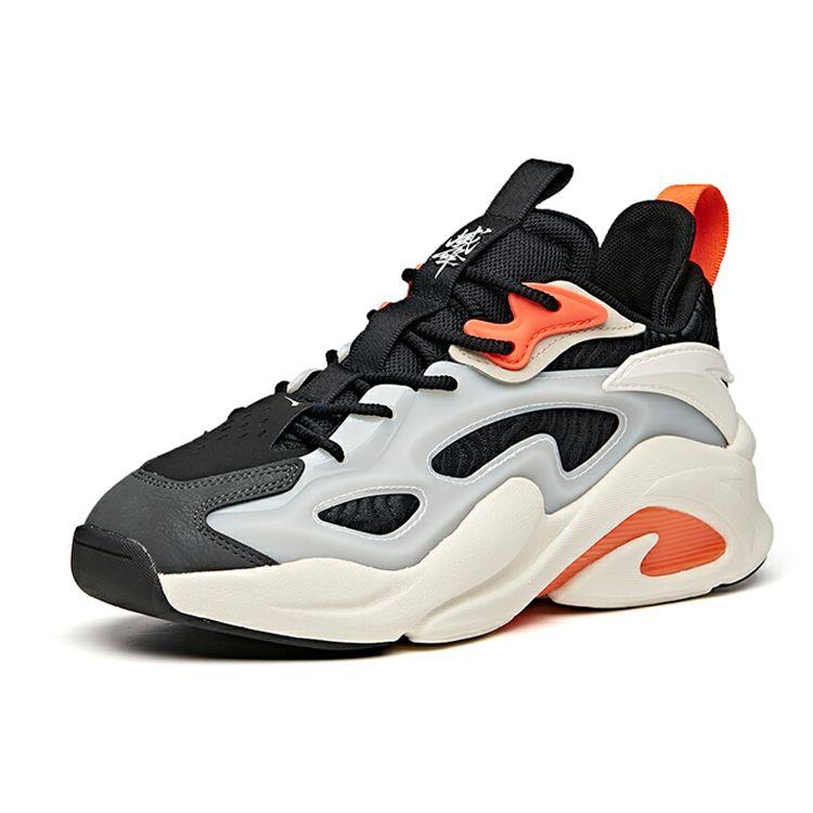 ANTA Men Running Shoes Black White 112048081-1