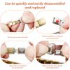 1 sada Modulární náramky Italian Charm Nerezová ocel Módní DIY Modulární náramek Šperky Dárky Pro Ženy Muže Elastické náramky
