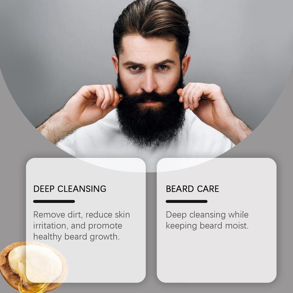 East Moon Gentle Nourishing Beard Care Set With Moisturizing Shampoo And Conditioner