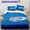 Bahia Fc Crest Emblem Printed Pattern Duvet Cover Set – Includes 1 Duvet Cover and 2 Matching Pillowcases Bedroom Decor Christmas Gifts