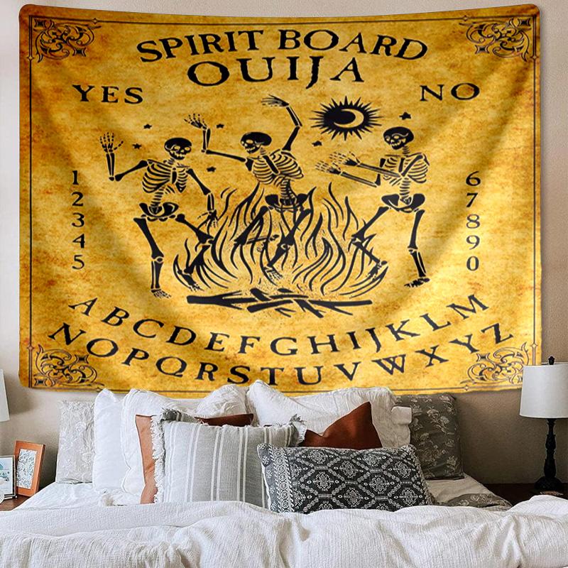 Spiritual Ouija Board Design Tapestry Room Decoration Wall Hanging for Living Room Bedroom, Dormitory, Birthday and Christmas Gifts