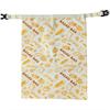 Organic Cotton Bees Wax Food Storage Bag with Elastic Bands and Carabiner Sustainable Kitchen Essential For Bread Cheese