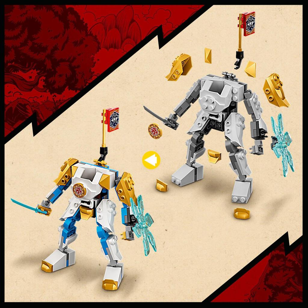 LEGO Ninjago Zane's Power-Up Mech Suit EVO 71761, Toy, Building Blocks, Gift, Robot, Ninja, Boys, Ages 6 and Up