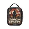 Kliff Crimson Desert Greymane Leader Action Hero Insulated Lunch Bag Cooler Bag Lunch Box Tote College Outdoor Food Handbags