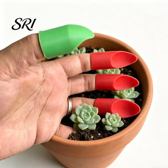 Gardening Finger Covers 5Pcs Protectors for Digging Reusable Guards Portable Tools Planting Transplanting Protect Nails from Dirt And Damage
