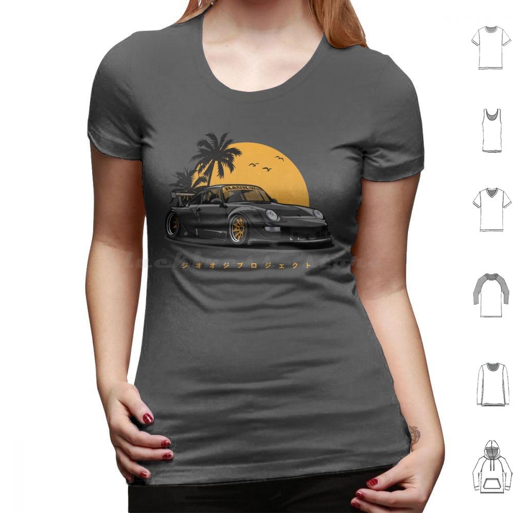Rwb 993 Special Color Edition BlackGold Exclusive T Shirt 6xl Cotton Cool Tee Automotive Car Vehicle Sports Fast Speed