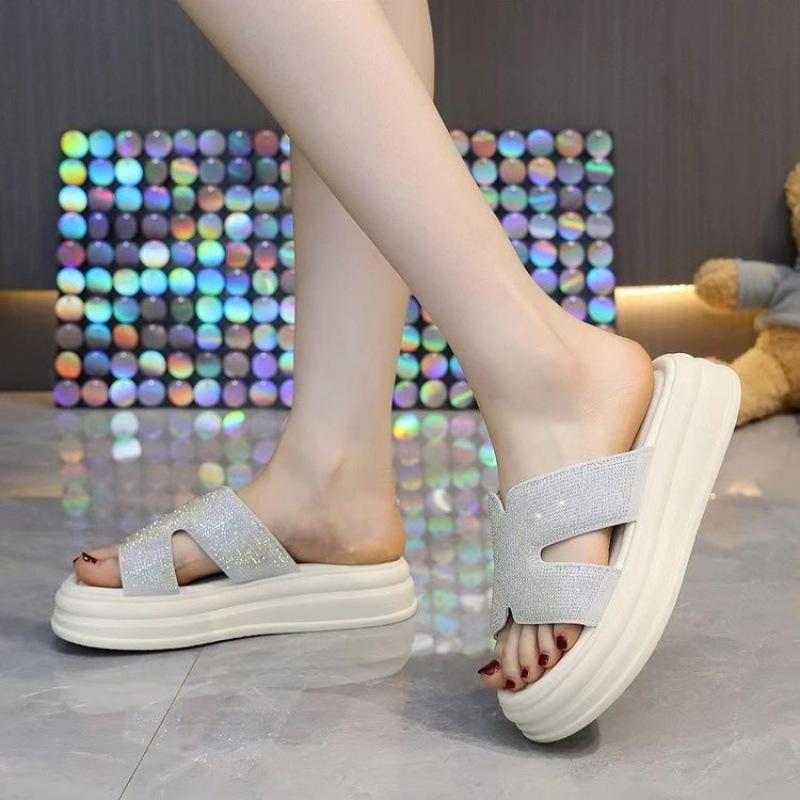 Casual sandals 2024 women's summer new fashion sandals women's muffin bottom platform cross retro Roman shoes