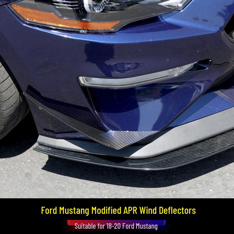 APR Carbon Fiber Wind Deflector Blade for 2018–2023 Ford Mustang Modifications