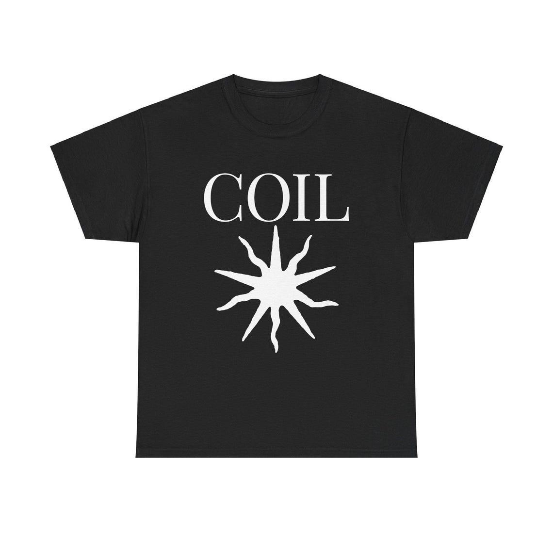 Coil - Винтажная футболка группы, Throbbing Gristle, Нойз-музыка, УНИСЕКС-ФУТБОЛКА XL