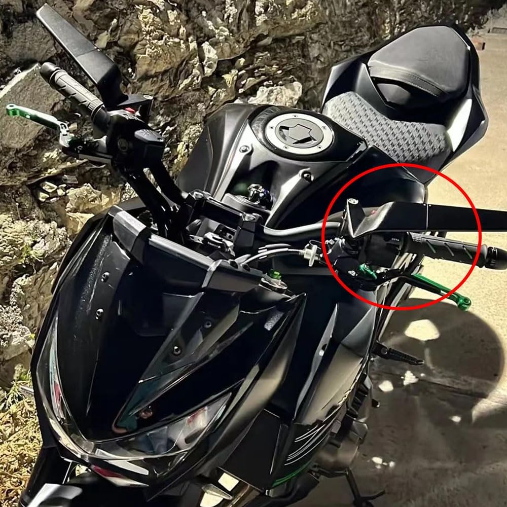 FOR Z900 2021-2023 Modification rear-view mirror adjustable rear vision mirror fixed wind wing after motorcycle accessories Z650 Z1000 ABS Z800