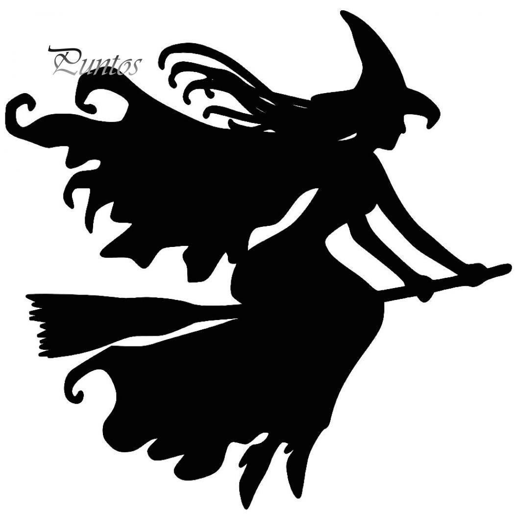 

Ведьма на метле Хэллоуин автомобиль светоотражающие наклейки украшения чёрный