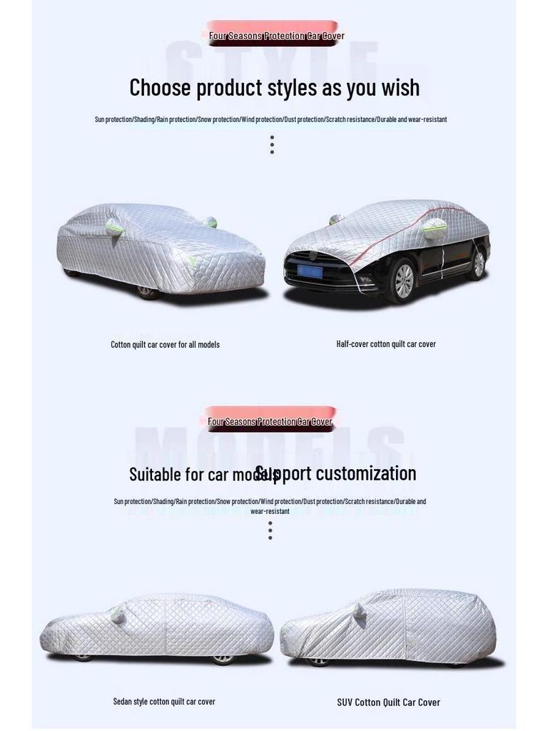 Jaguar XF Premium Car Cover: Sun, Rain, Snow, Frost, Hail Protection with Heat Insulation.