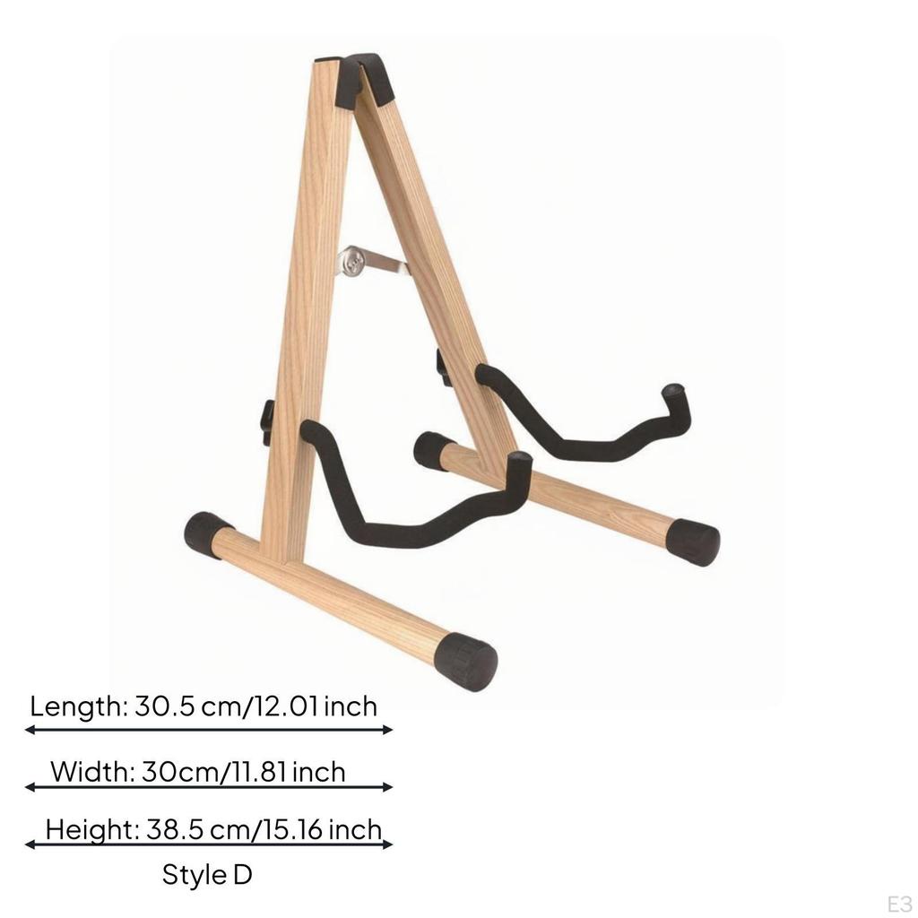 Supporto per Chitarra a V in Legno Universale Stabile Supporto per Strumento Musicale