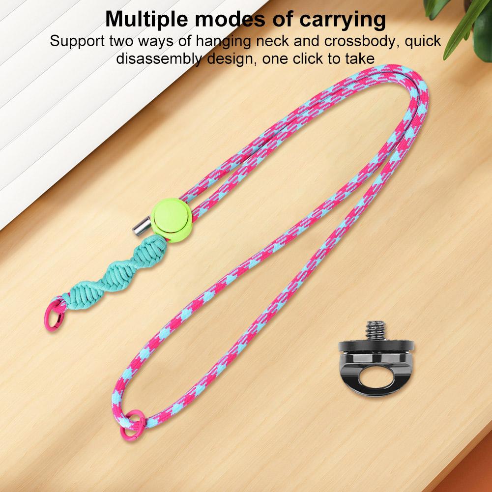 Crossbody Strap Camera Lanyard Anti-Lost Rope for DJI Osmo Pocket 3 for Insta360 X4 Accessories