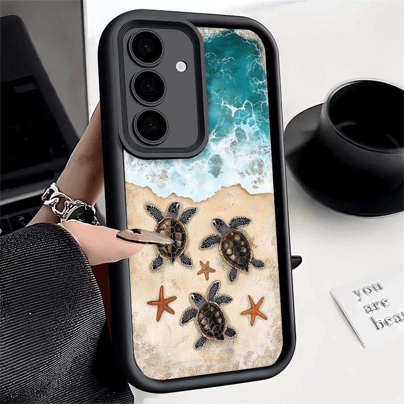 Phone Case for Samsung Galaxy A17 A16 A15 A14 A13 Summer Sea Turtle Cute A56 A36 A26 A55 A35 A25 A54 A34 A24 A53 A33 A23 A07 A06