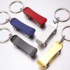 Skateboard Keychain Pendant Fingertip Decompression Keychain Portable Cool Skateboard Keychain for Skateboard Lovers