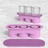 Summer Ice Cube Mould Trays Reusable for Stanley Tumblers Silicone Ice Making Beverage Cup Maker Ice Mold for Drink Juice Coffee