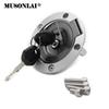 Fuel Tank Cap Cover Lock For Yamaha FJ09 R6 R1 MT-01 MT-03 MT09 FZ09 FZ6 FZ6R FZ8 FZ1 FZ1S FZ10 XJR1300 XJR400 XJ6 XJ6F XVS1300A