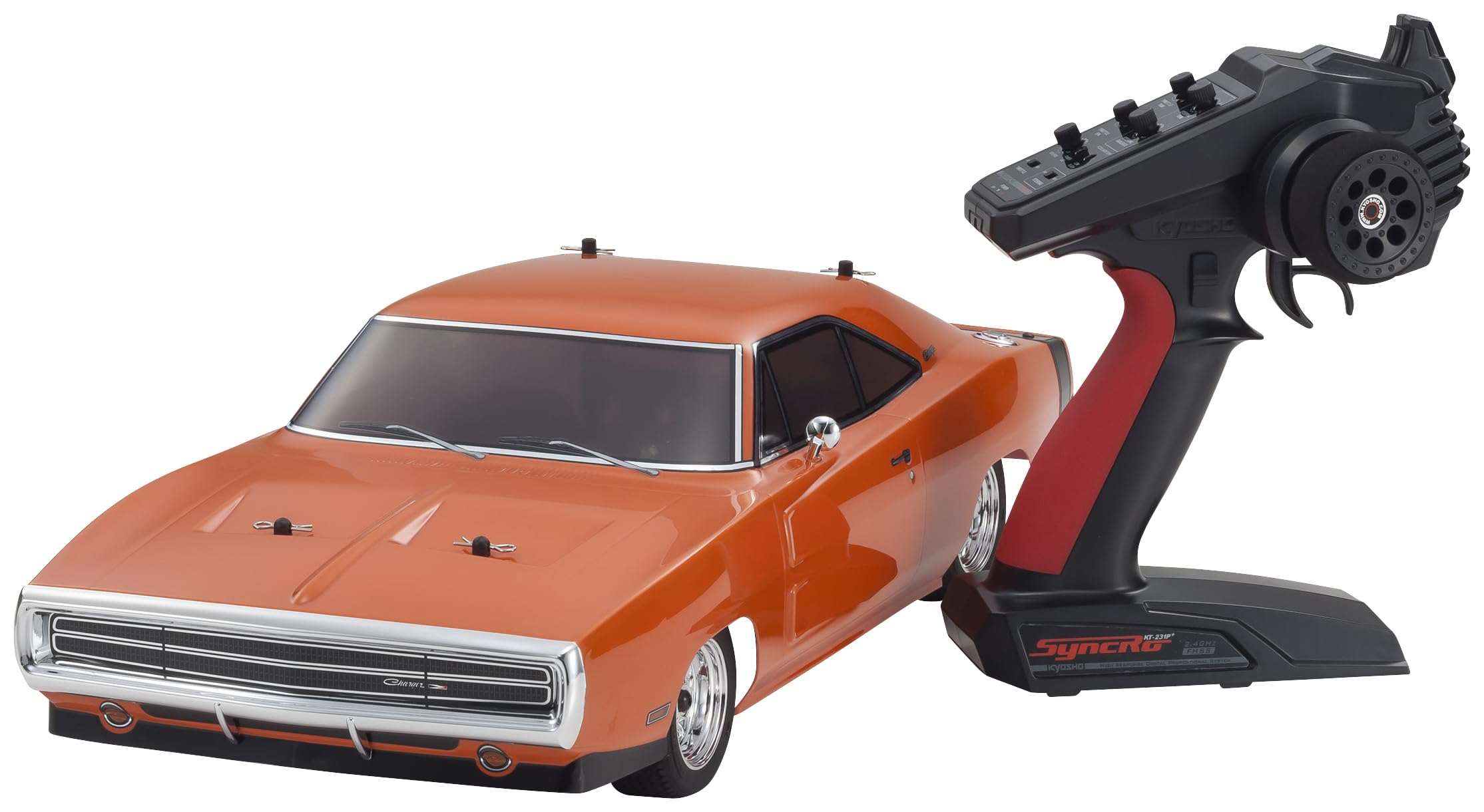 

Kyosho EP 4WD Fazer Mk2 FZ02L Readyset 1970 Dodge Charger Hemi Orange Электро Радиоуправление 34417T1C 1/10