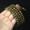 Argentina Green Sandalwood Beaded Bracelet: 8mm Buddhist Rosary for Men & Women