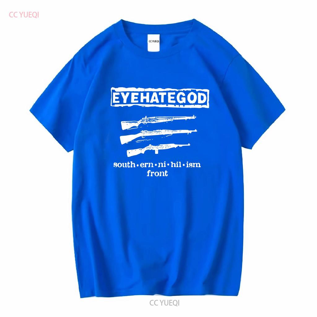 Eyehategod Per Nero Tutte le Taglie Regalo Maglietta vintage Lavata Versatile Leggermente Top Per l'Uso Quotidiano Elasticizzato abiti firmati