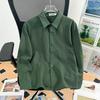 Spring and Autumn Loose Lapel Casual Shirt Versatile Men's Long Sleeve Shirt