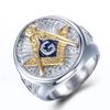 2026 Trend Masonic Totem Men's Ring Jewelry Gift Accessories