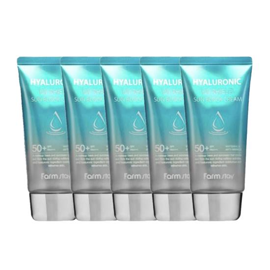 FARM STAY Hyaluronic UV Shield Sun Block Cream 70g (5 Options)