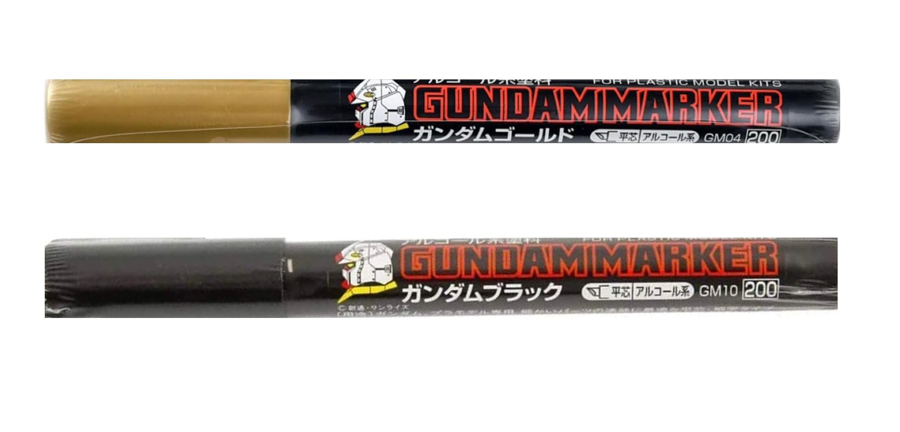 

GSI Creos Gundam Marker Black and Gold Set of 2 for Beginners