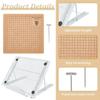 DIY knitting Adjustable Holder Auxiliary Board Tassel Board Set New Crochet Blocking