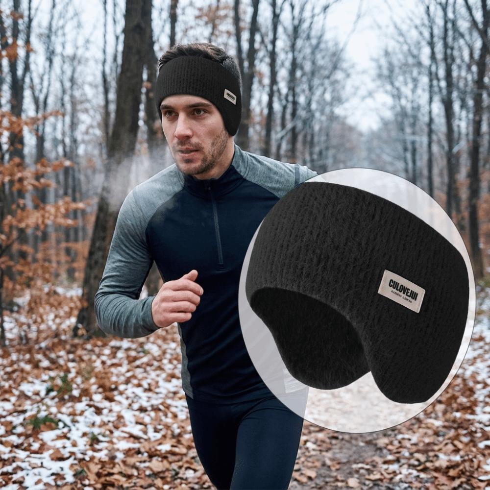 Windproof Ear Warmer Headband Soft Knit Ear Covers Sport Earmuffs Winter
