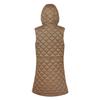 Museum Womens/Ladies Hooded Reversible Gilet
