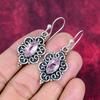 Pink Kunzite Earrings Gemstone Jewelry, 925 Solid Sterling Silver Earrings, Handmade Jewelry Birthstone Earrings, Gift For Him
