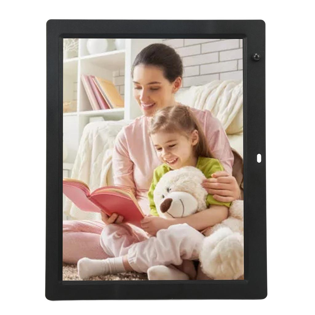 14in Digital Photo Frame Human Body Sensing 1080P Multiple Functions Plug and Play Smart Picture