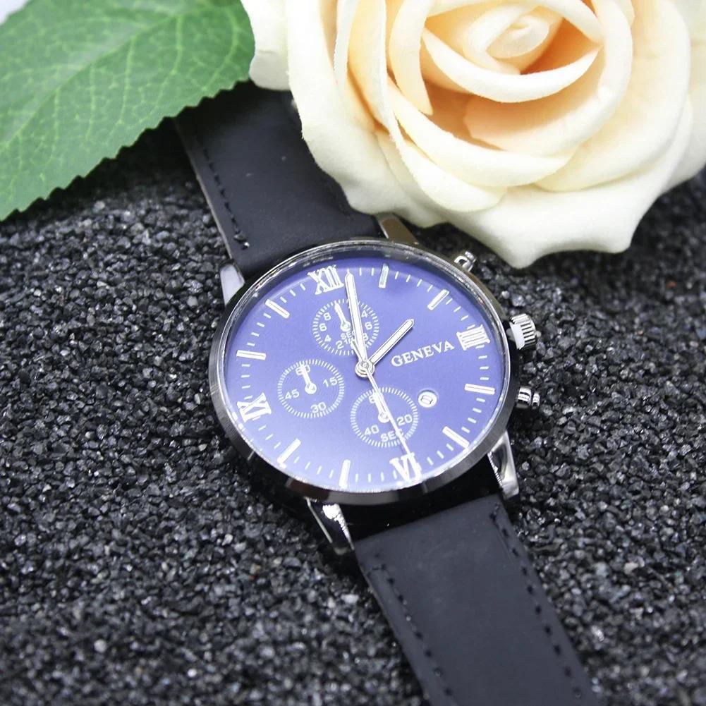 5pcs High Quality Fashion Waterproof Dial Minute Scale Box Included Luxury Business for Sports Running Outdoor Office Worker