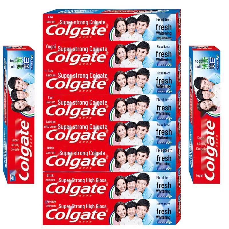 Colgate Super Strong Fresh Breath Toothpaste 10-Pack