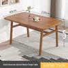 Modern Minimalist Rectangular Dining Table and Chair Set for Small Spaces