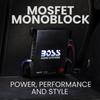BOSS Audio Systems R1100M Riot Series Car Audio Subwoofer Amplifier 1100W Monoblock Class Stereo Amplifier with Stable Ohm Level MOSFET Power x x x x