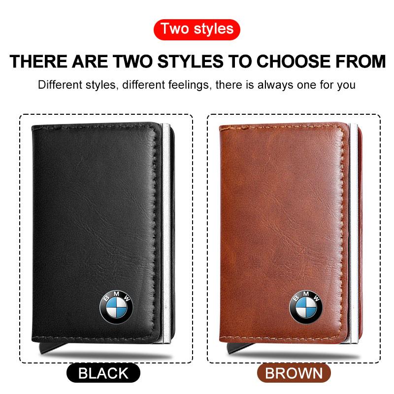 Portadocumenti da guida per auto in pelle PU Portafoglio per carte ID Passaporto Porta carte Pochette per carte Per BMW E46 E39 E90 E60 E36 F30 F10 E34 E30 F20 E92 M3 M4 M5 X5 X6