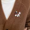 Broche de Cachorro Fofo Kawaii Acessórios de Joalheria Pins de Lapela de Animal Esmalte Animal Broche Presentes de Ano Novo