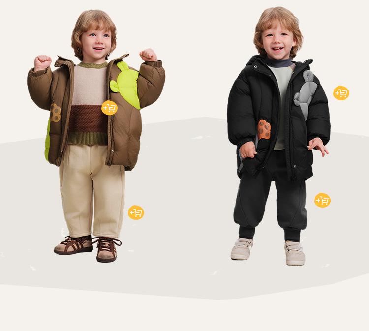 2025 Winter Mid-Length Down Jacket for Girls - Triple-Proof, 90% White Duck Down