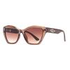 European and American light luxury cat eye advanced sunglasses women's new travel sunscreen UV protection sunglasses