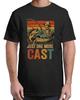 Funny Retro Fishing Skeleton Fish Fisherman Bass Funny Adult S-4XL T-Shirt Unisex T-Shirt